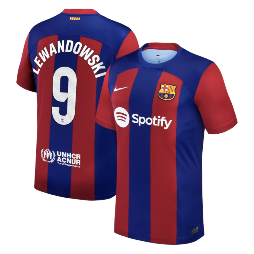 Lewandowski Barcelona Home Jersey 23/2024