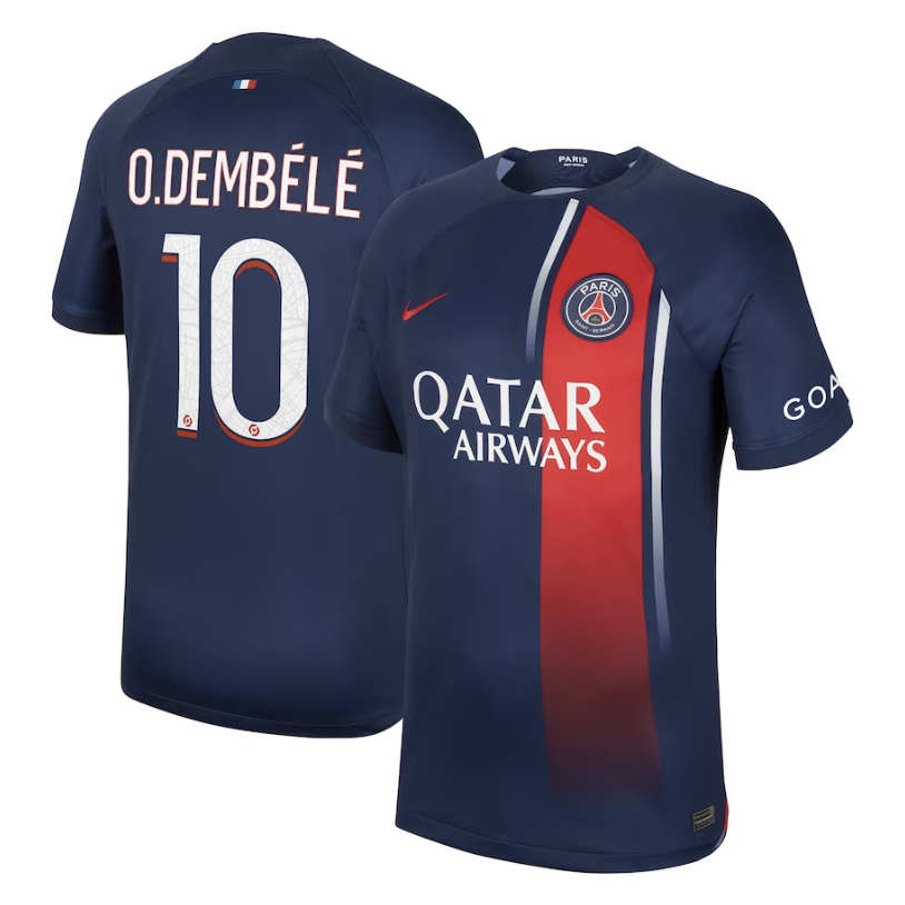 Dembele Paris Saint-Germain Home Jersey 23/2024