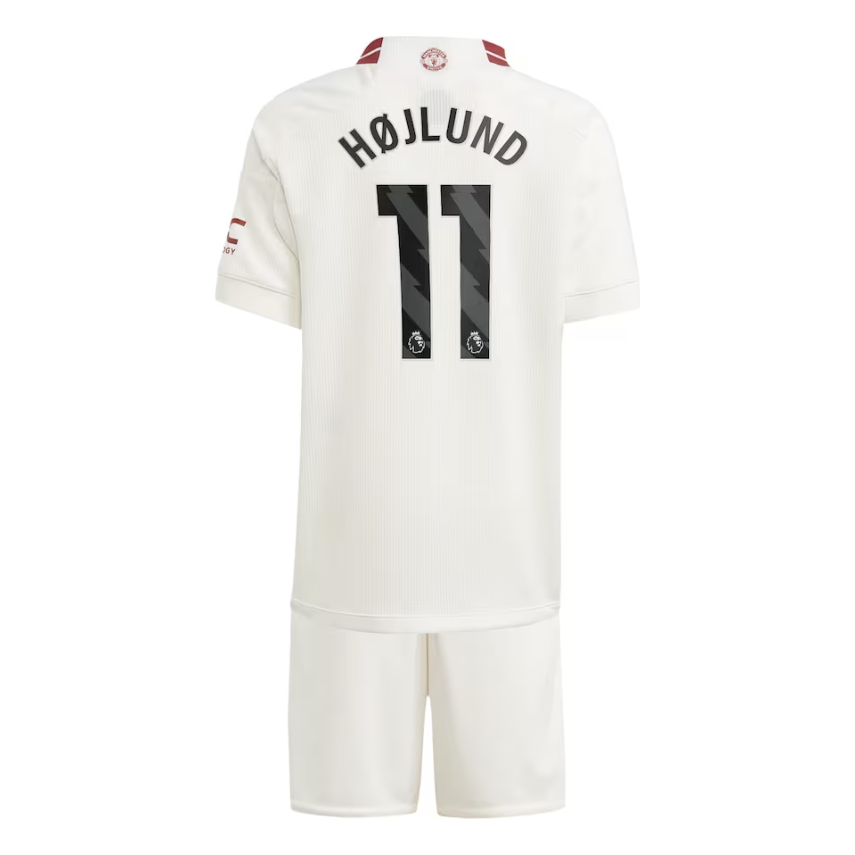 Hojlund Manchester United Third Jersey 23/2024 Kids and Youth Soccer