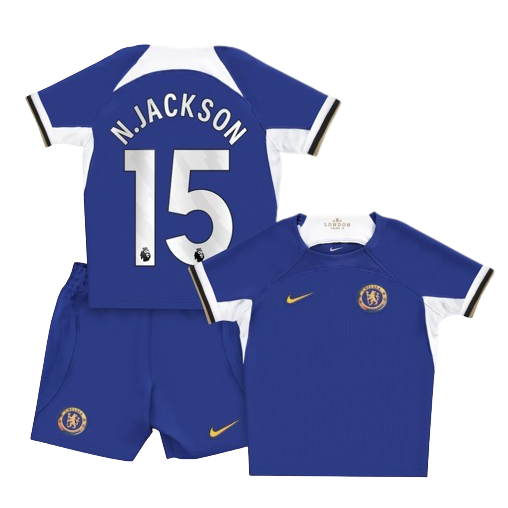 Nicolas Jackson Chelsea Home Jersey 23/2024 Kids and Youth Soccer