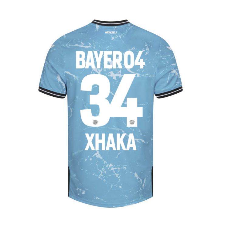 Xhaka Bayer 04 Leverkusen Third Jersey 23/2024