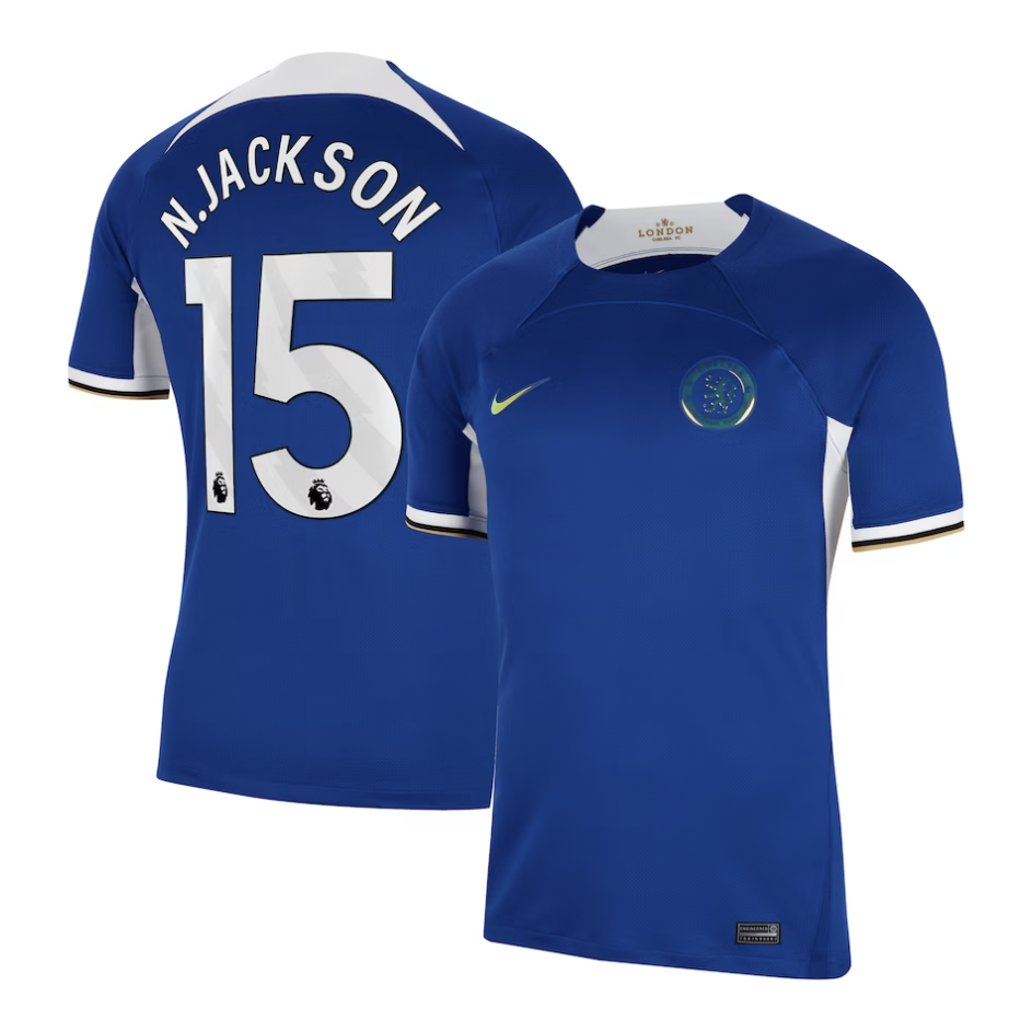 Nicolas Jackson Chelsea Home Jersey 23/2024 Mens Soccer