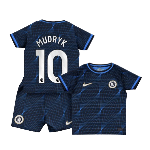 Mudryk Chelsea Away Jersey 23/2024 Kids and Youth Soccer