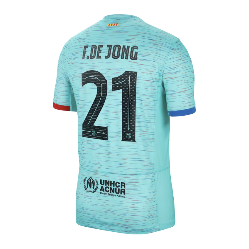 Frenkie de Jong Barcelona Third Jersey 23/2024