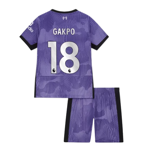 Gakpo Liverpool Third Jersey 23/2024 Kids and Youth Soccer