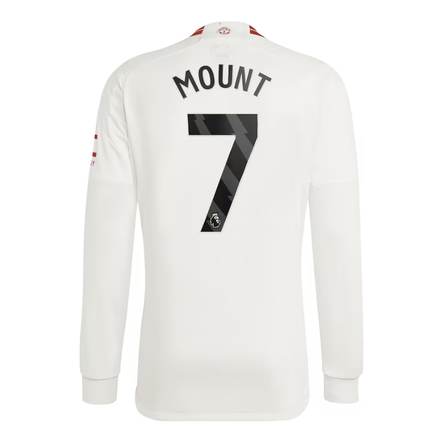Mason Mount Manchester United Long Sleeve Third Jersey 23/2024 Mens Soccer