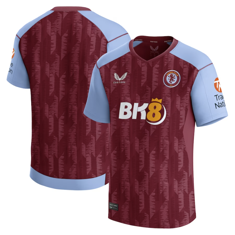 Aston Villa Home Jersey 23/2024 Mens Soccer Shirt