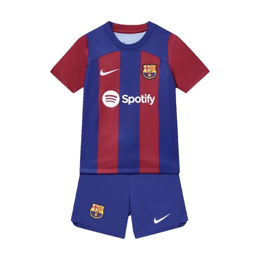 Barcelona Home Jersey 23/2024 Kids and Youth Soccer