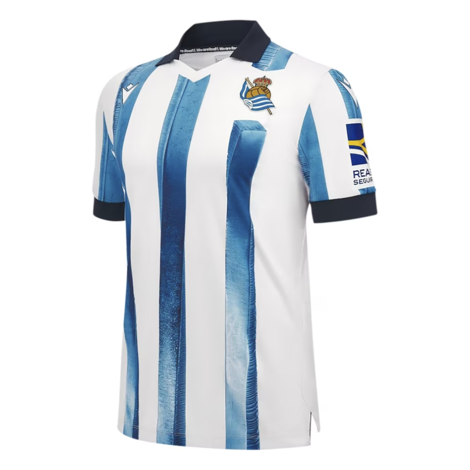 Barrene Real Sociedad Home Jersey 23/2024 Mens Soccer