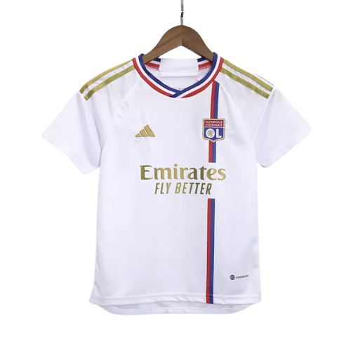 Olympique Lyon Home Jersey 23/2024 Kids and Youth Soccer