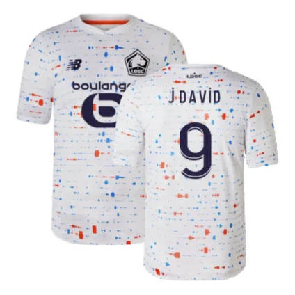 Jonathan David Lille Away Jersey 23/2024 Mens Soccer