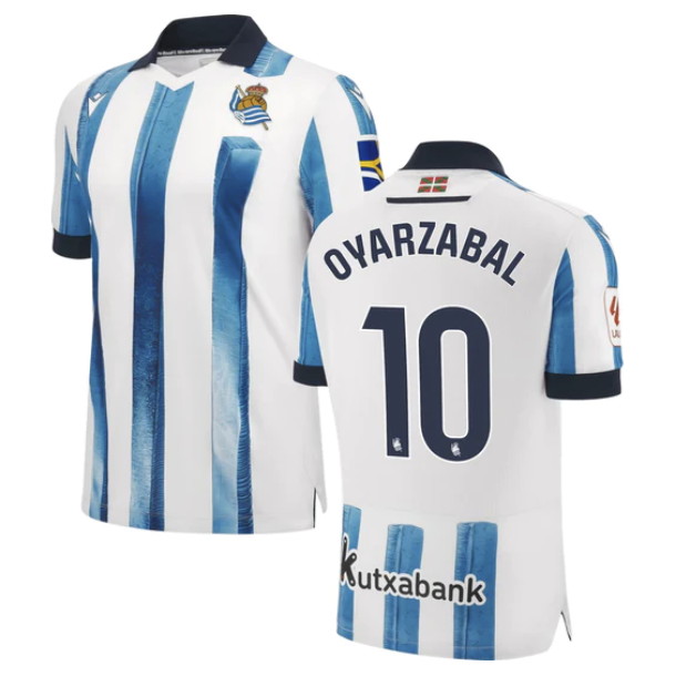 Oyarzabal Real Sociedad Home Jersey 23/2024 Mens Soccer