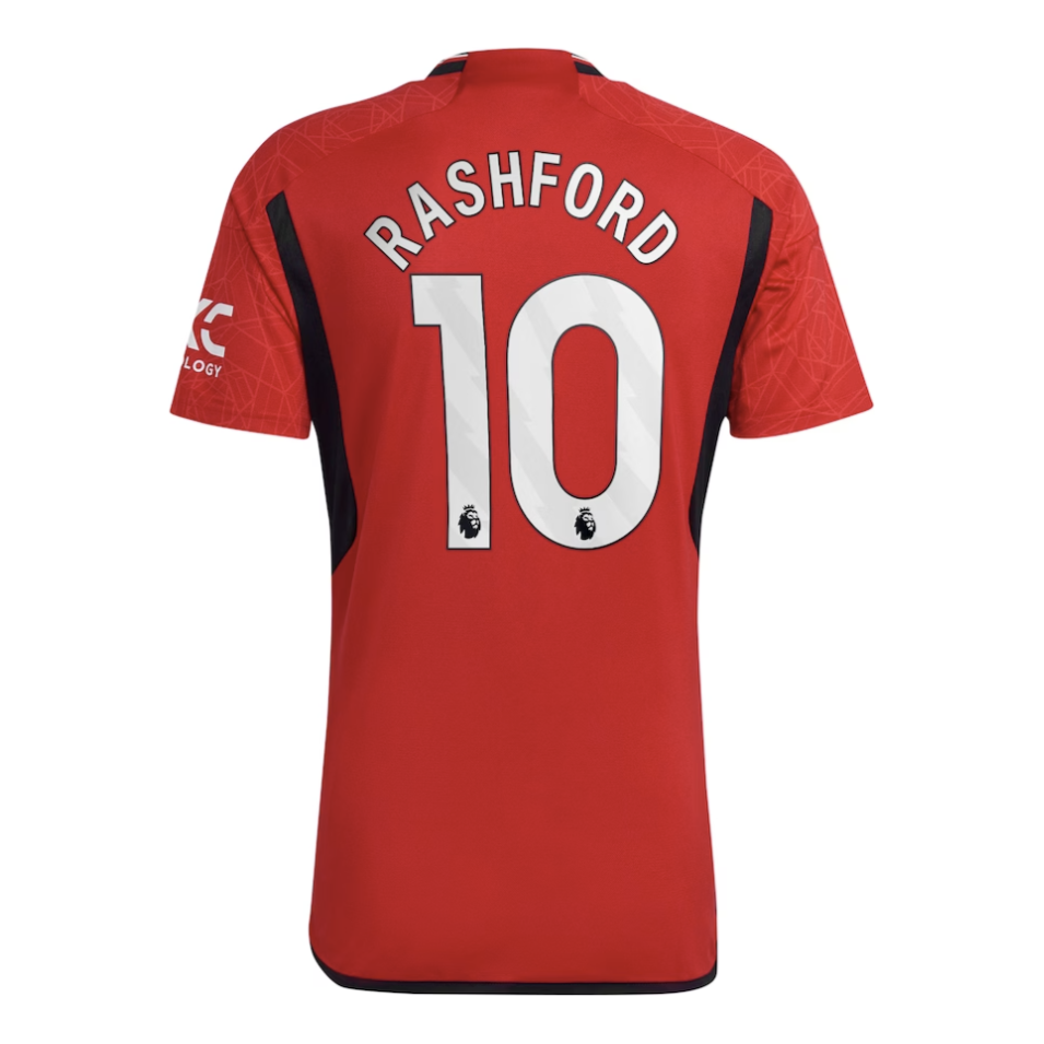 Rashford Manchester United Home Jersey 23/2024 Mens Soccer