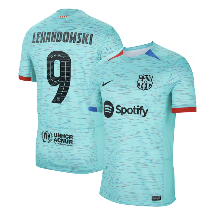 Lewandowski Barcelona Third Jersey 23/2024