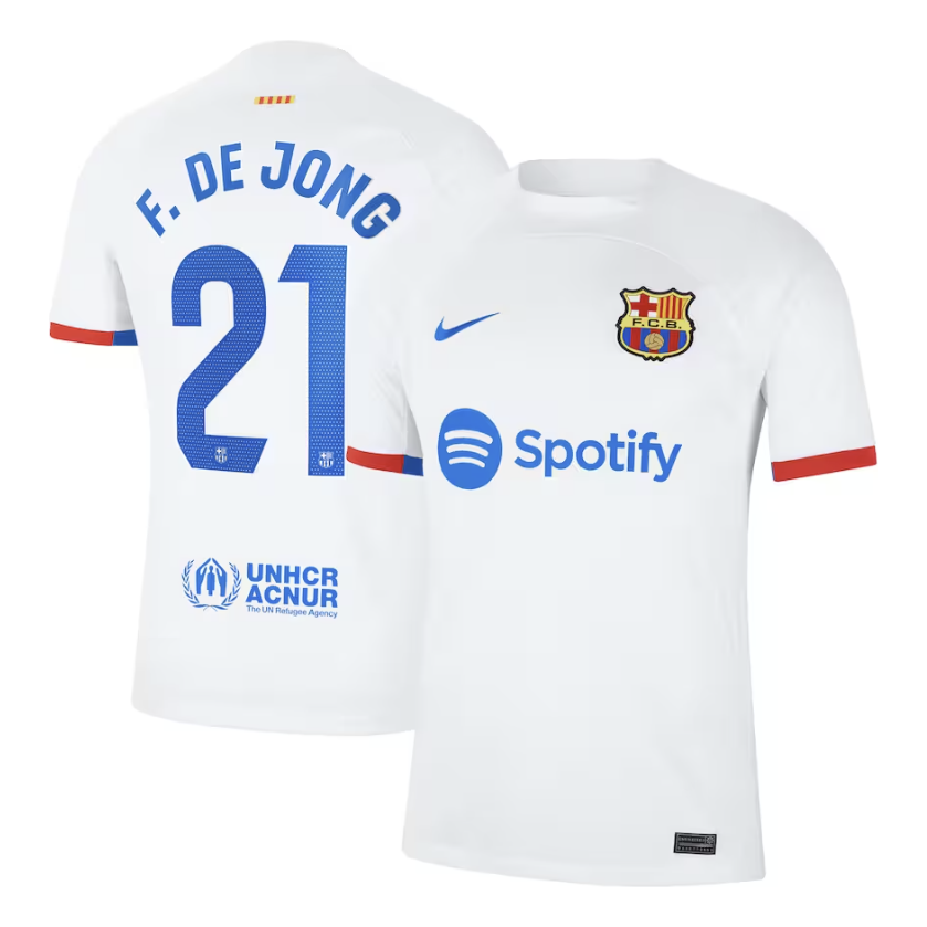 Frenkie de Jong Barcelona Away Jersey 23/2024
