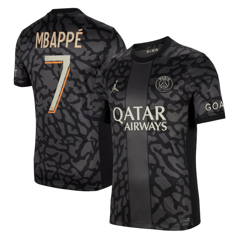 Mbappe Paris Saint-Germain Third Jersey 23/2024