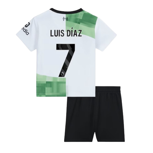 Luis Diaz Liverpool Away Jersey 23/2024 Kids and Youth Soccer