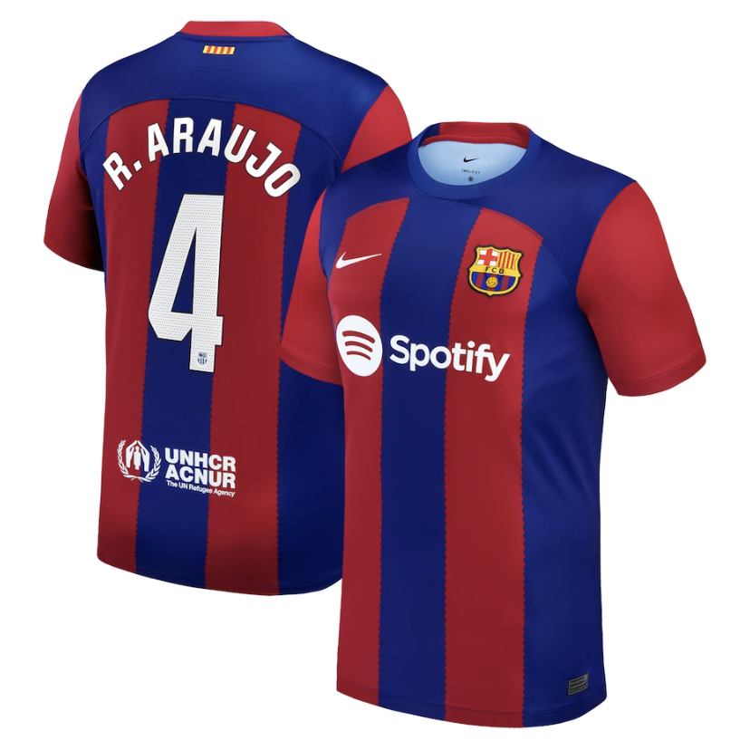 Araujo Barcelona Home Jersey 23/2024