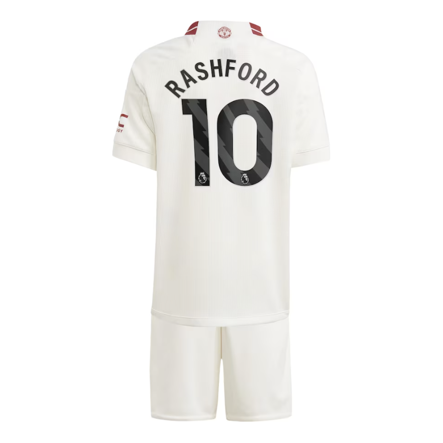 Rashford Manchester United Third Jersey 23/2024 Kids and Youth Soccer