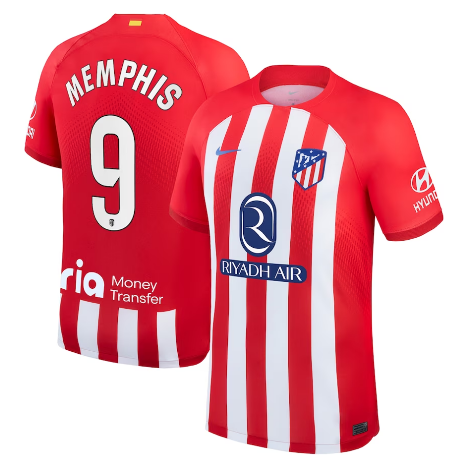 Memphis Depay Atletico Madrid Home Jersey 23/2024