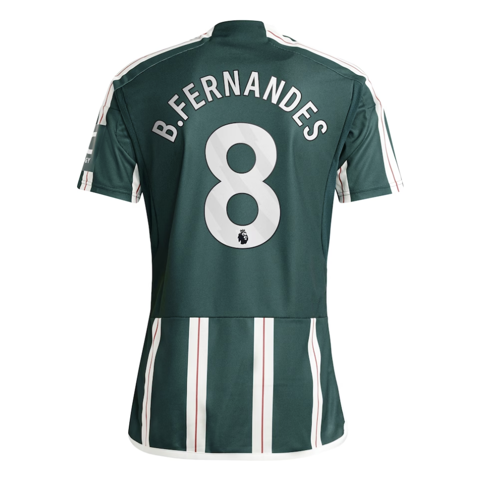 Bruno Fernandes Manchester United Away Jersey 23/2024 Mens Soccer