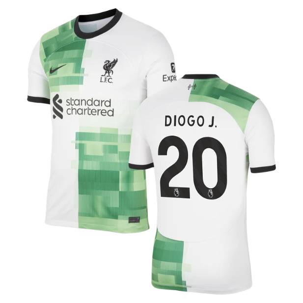 Diogo Jota Liverpool Away Jersey 23/2024 Mens Soccer