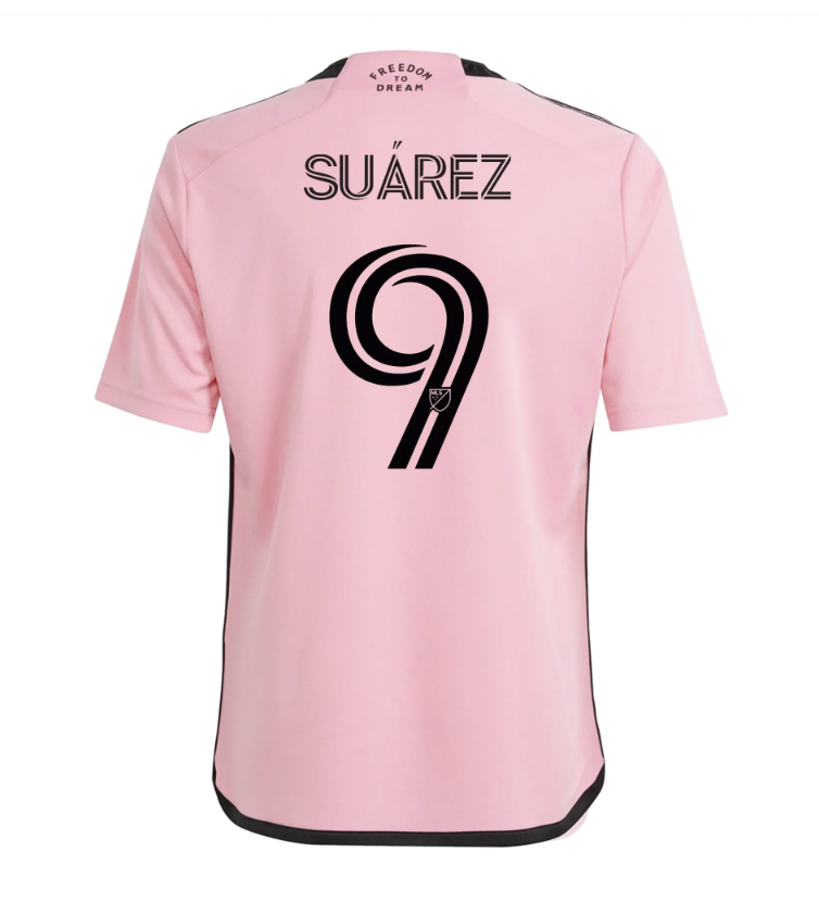 Luis Suarez Inter Miami Home Jersey 2024/2025 Mens Soccer